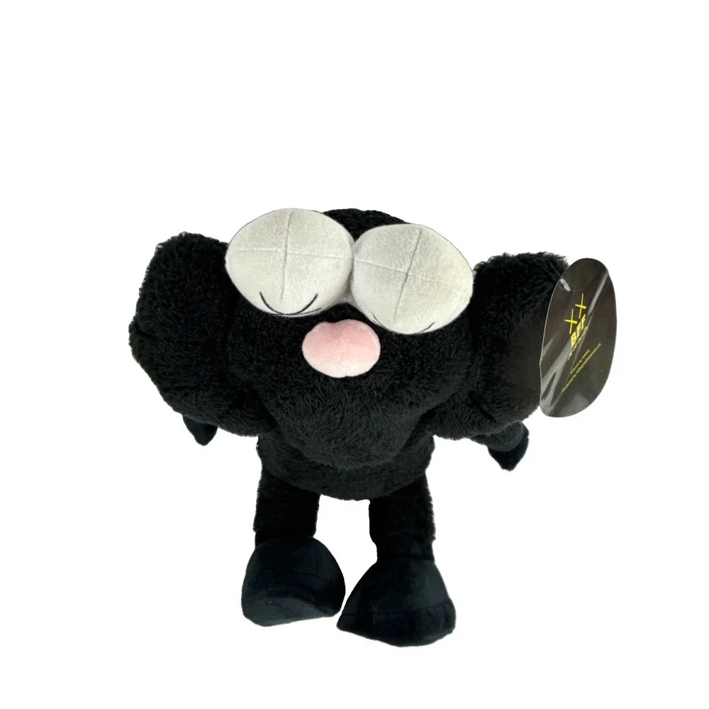 KAWS BFF Black Plush 17 Inch Figure Toy 2016 Limited Edition AllRightsReserved
